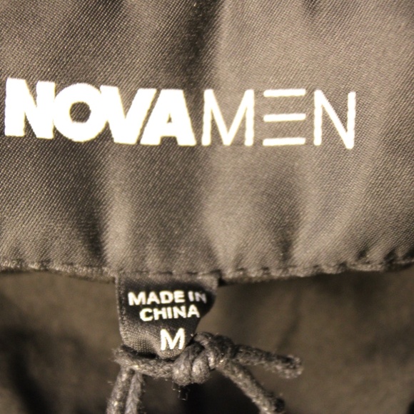 0258-Nova Men Puffer Jacket – Charcoal Gray Quilted Coat Size Medium - Picture 5 of 7